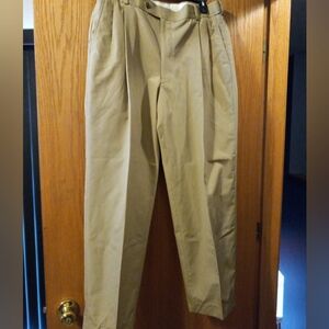 Mens Pendleton Pants Tan Pants Size 36 # 70Z612 Rn 29685 Cotton/poly Inseam 30